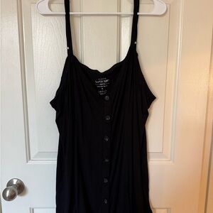 Torrid Black Button-Down Women's Top